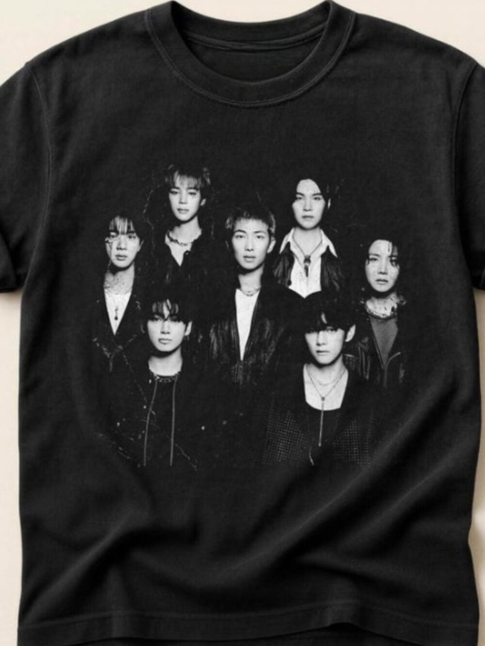 BTS T-Shirt, Bangtan Sonyeondan Graphic Tee, K-Pop Fan Tee